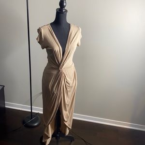Nude Cotton Dress